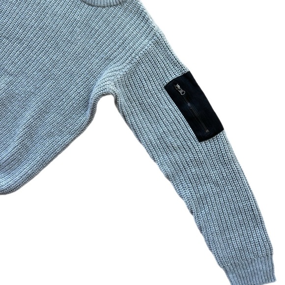 George Boys Grey Waffle Knit Sweater Size 10-12 - Picture 3 of 5